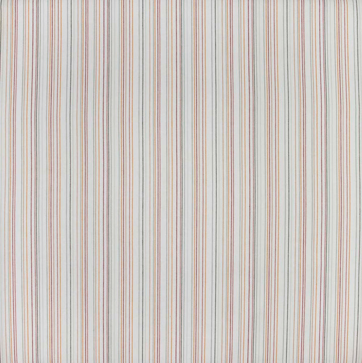 Picolo Stripe Persimmon by Carole Designer Fabric In Tune 100% Cotton India N/A Horizontal: 9 and Vertical: 0 54 - Swanky Fabrics -