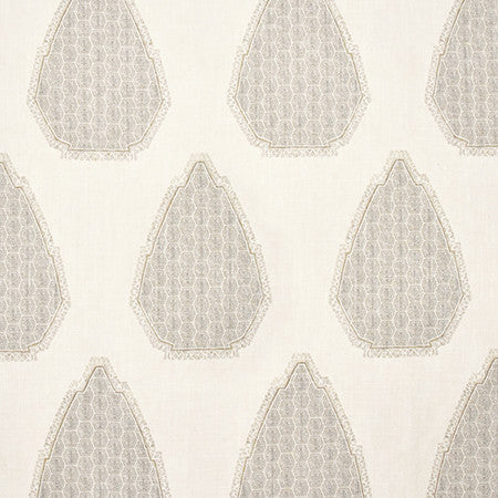 Might Have Known Parchment by Carole Designer Fabric Artisan 36% Polyester, 26% Cotton, 22% Viscose, 16% Linen CHINA 27" V, 13 1/2" H 55" - Swanky Fabrics -