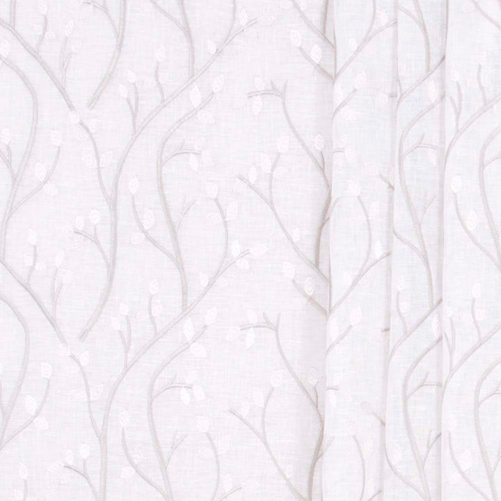 Night Away Cloud by Carole Designer Fabric Sheer Intrigue 54% Linen, 32% Cotton, 14% Polyester India N/A Horizontal: 13.25 and Vertical: 9 52 - Swanky Fabrics -