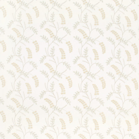 Promises Promises Opal by Carole Designer Fabric COCONUT CREAM 52% Cotton, 48% Polyester India Passes 30,000 Double Rubs Wyzenbeek Horizontal: 8 5/8" and Vertical: 9 1/8" 52" - Swanky Fabrics -