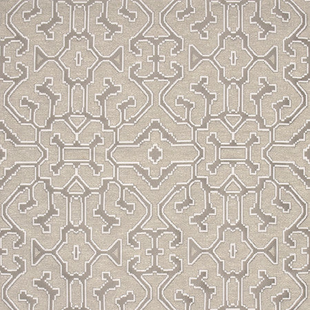 Treasure Box Khaki by Carole Designer Fabric State Of The Art 58% Polyester, 27% Viscose, 15% Cotton INDIA N/A 16 3/8" V, 12 3/4" H 51.5" - Swanky Fabrics -