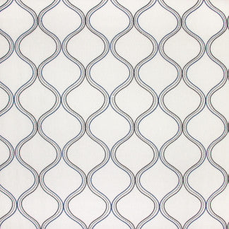 Forever Young Nautic by Carole Designer Fabric Looking Glass 69% Polyester, 23% Cotton, 8% Linen INDIA N/A 9 1/2" V, 8 1/2" H 52" - Swanky Fabrics -