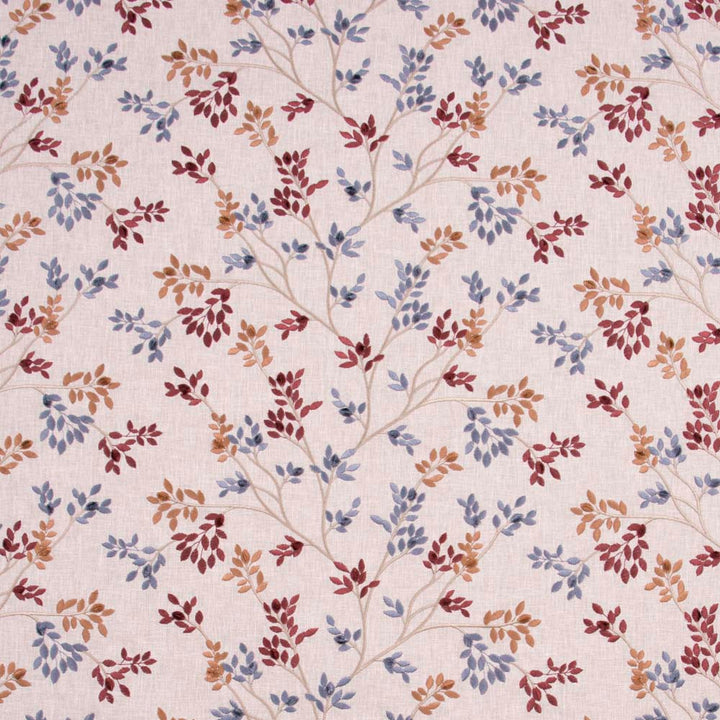 Feet Above Vineyard by Carole Designer Fabric Red Sea 52% Cotton, 48% Polyester India 20,000 Wyzenbeek Double Rubs Horizontal: 17.25 and Vertical: 9.125 51.75 - Swanky Fabrics -