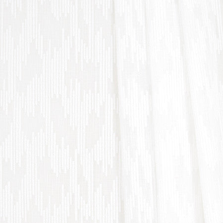 Buzz White by Carole Designer Fabric Sheer Marvel 100% Polyester TURKEY N/A </p><p>Repeat: 14 3/4" V, 8 5/8" H 118" - Swanky Fabrics -