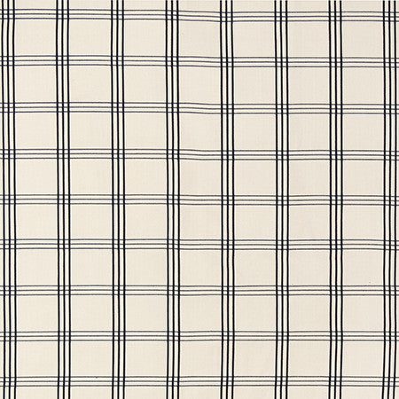 Power Trip Cream Charcoal by Carole Designer Fabric Well Suited 100% Cotton N/A 2 7/8" V, 3" H 56" - Swanky Fabrics -