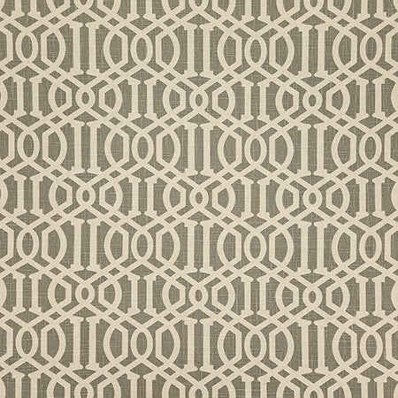 Cant Say No Pewter by Carole Designer Fabric Earth & Stone 70% Cotton, 30% Linen China 15,000 WYZENBEEK DOUBLE RUBS 8" V, 4 1/2" H HD 54" - Swanky Fabrics -