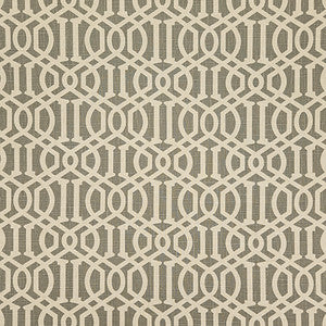Cant Say No Pewter by Carole Designer Fabric