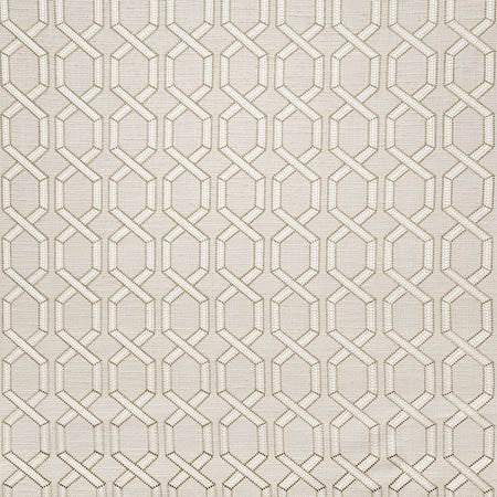 Next To Me Brass by Carole Designer Fabric Earth & Stone Base: 97% Polyester, 3% Linen. Embr: 100% Polyester India 4 1/2" V, 4 1/4" H 52" - Swanky Fabrics -