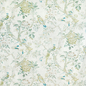 Charming Bird Lagoon by Carole Designer Fabric
