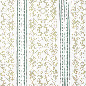 Garden Paths Teal by Carole Designer Fabric