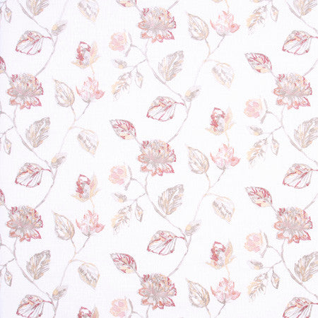 To Have Heart Sunset by Carole Designer Fabric Azalea 58% Cotton, 42% Polyester India Passes 20,000 Double Rubs Wyzenbeek 12 1/4" V, 25 1/4" H 50.5" - Swanky Fabrics -