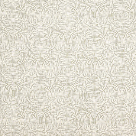 Fan Over Fog by Carole Designer Fabric Earth & Stone 85% Cotton, 15% Linen Pakistan 13 1/2" V, 13 1/2" H 54" - Swanky Fabrics -