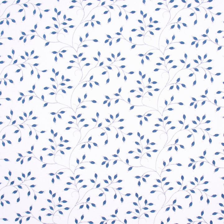To Sit Still Sapphire by Carole Designer Fabric Bluebird 52% Cotton, 48% Polyester India Passes 30,000 Double Rubs Wyzenbeek Horizontal: 13 and Vertical: 9.25 52.25 - Swanky Fabrics -