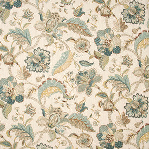 Open Meadow French Blue by Carole Designer Fabric