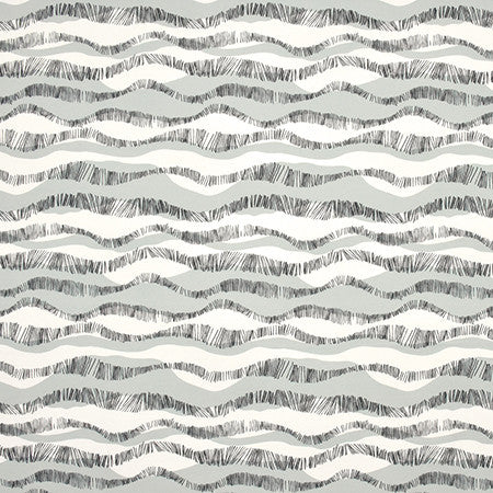 Over The Hills Fog by Carole Designer Fabric Prisma 100% Cotton SPAIN 50,000 Wyzenbeek Double Rubs 13 1/2" V, 13 1/2" H 54" - Swanky Fabrics -