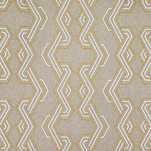 Unique Way Golden by Carole Designer Fabric