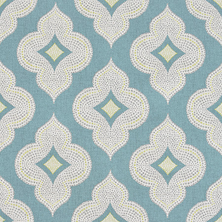 Norden Ridge Verdigris by Carole Designer Fabric Jade 100% Cotton-Soil Repellent Usa 50,000 Wyzenbeek Double Rubs 13 1/4" V, 13 1/4" H HD 56.5" - Swanky Fabrics -