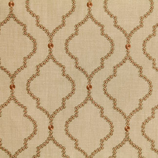 Night Drive Cinnamon by Carole Designer Fabric Storybrook 54% POLYESTER, 46% COTTON INDIA Passes 30,000 Double Rubs Wyzenbeek 9 1/4"V, 8 5/8"H 51" - Swanky Fabrics -