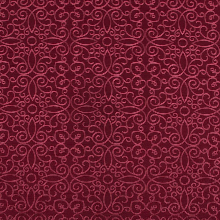 Hidden Hearts Maroon by Carole Designer Fabric Red Sea 100% Polyester India N/A Horizontal: 10.25 and Vertical: 9.5 51.5 - Swanky Fabrics -