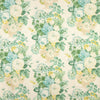 Brilliant Blooms Jade by Carole Designer Fabric