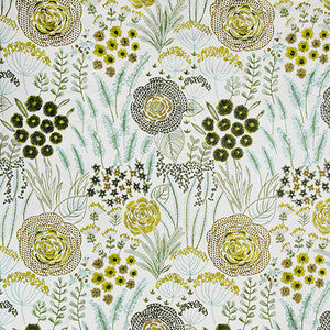 New Chapter Aqua Green by Carole Designer Fabric