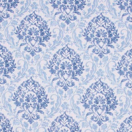 Porchester Denim by Carole Designer Fabric Red Sea 100% Polyester India 13 1/2" V, 13 1/2" H HD 54" - Swanky Fabrics -