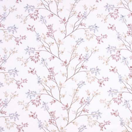 Feet Above Opal by Carole Designer Fabric Pink Jade 52% Cotton, 48% Polyester India 20,000 Wyzenbeek Double Rubs 9 1/8" V, 17 1/4" H 51.75" - Swanky Fabrics -