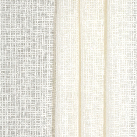 Chesive Ivory by Carole Designer Fabric In The Open 75% Polyester, 18% Cotton, 7% Linen N/A 1 1/4" V, 1 1/2" H 54" - Swanky Fabrics -