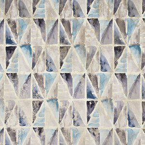 Golden Brushwork Vapor by Carole Designer Fabric
