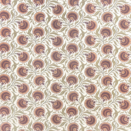 Arlington Berry Stain by Carole Designer Fabric English Garden 75% Polyester, 25% Cotton 40,000 Wyzenbeek Double Rubs 5 1/2" V, 5 5/8" H 54" - Swanky Fabrics -