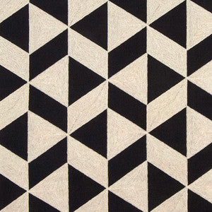 To Their Surprise Black by Carole Designer Fabric