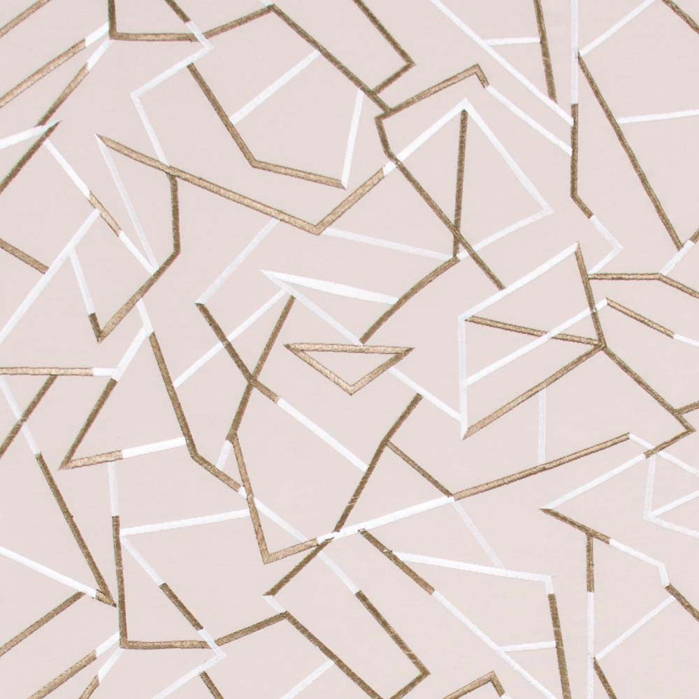 Shattered Glass Bronze by Carole Designer Fabric Modern Edge 100% Polyester India N/A Horizontal: 25.375 and Vertical: 15.375 50.75 - Swanky Fabrics -