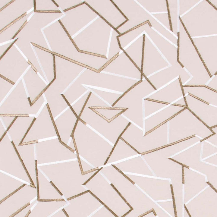 Shattered Glass Bronze by Carole Designer Fabric Modern Edge 100% Polyester India N/A Horizontal: 25.375 and Vertical: 15.375 50.75 - Swanky Fabrics -