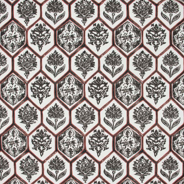 Be Merry Rust by Carole Designer Fabric Mulberry Sangria 100% Cotton India Passes 25,000 Circular Rubs Martindale Horizontal: 135 and Vertical: 1225 54 - Swanky Fabrics -