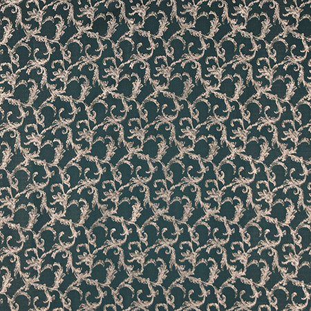 Uphill Climb Peacock by Carole Designer Fabric Blue Steel 100% Polyester China 35,000 Wyzenbeek Double Rubs </p><p>Repeat: 11 1/4" V, 4 3/4" H 56" - Swanky Fabrics -