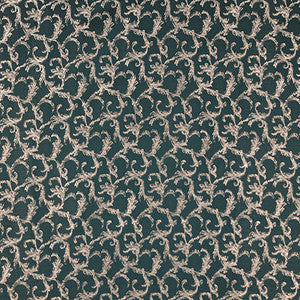 Uphill Climb Peacock by Carole Designer Fabric