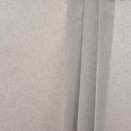 Northbound Grey by Carole Designer Fabric Sheer Basics III 100% Polyester Turkey N/A None 130" - Swanky Fabrics -