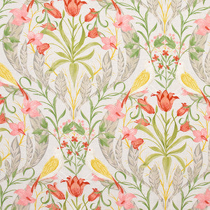 Two Birds Mist by Carole Designer Fabric