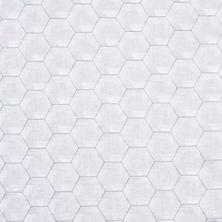 Still Love Me Platinum by Carole Designer Fabric Modern Edge 82% Polyester, 11% Cotton, 7% Linen India N/A Horizontal: 5.25 and Vertical: 3.25 53.5 - Swanky Fabrics -