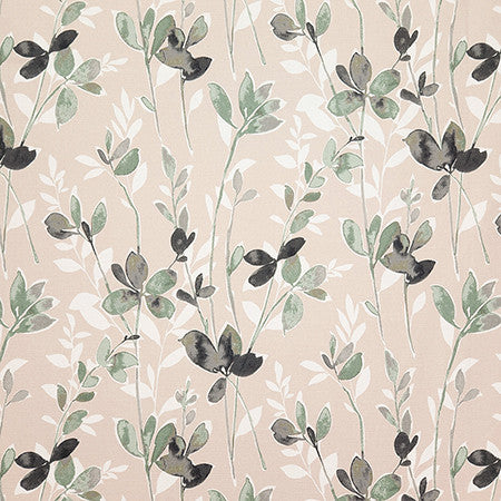 With The Flow Blush by Carole Designer Fabric Dawn & Dusk 100% Cotton India 24" V, 13 1/2" H HD 54" - Swanky Fabrics -