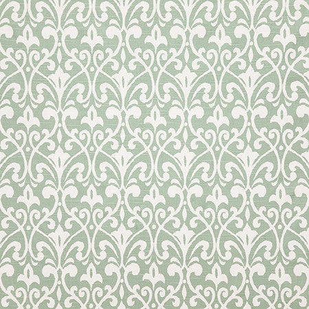 Prince Of Spruce by Carole Designer Fabric Dewdrop 100% Cotton Pakistan 30,000 WYZENBEEK DOUBLE RUBS 8 1/2" V, 6 3/4" H 54" - Swanky Fabrics -
