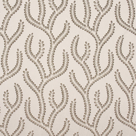 In Its Path Natural by Carole Designer Fabric Radiance 100% Polyester India 20 1/2" V, 9 1/2" H 54" - Swanky Fabrics -