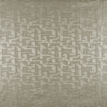 Crossed Paths Celadon by Carole Designer Fabric Marble & Brass 78% Polyester, 22% Cotton India N/A 11 3/8" V, 13 3/8" H 54" - Swanky Fabrics -