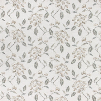 June Bride Dove by Carole Designer Fabric Weathered Neutrals 58% Cotton, 42% Polyester India N/A Horizontal: 17" and Vertical: 12 1/4" 51" - Swanky Fabrics -