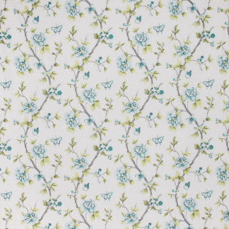 Summer Magic Aquarius by Carole Designer Fabric Seamist 52% Polyester, 48% Cotton India N/A 18" V, 16 1/2" H HD 51" - Swanky Fabrics -