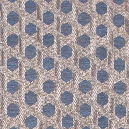 Lattice Wall Marine by Carole Designer Fabric Wintermint 78% Polyester, 15% Acrylic, 7% Linen Turkey 20,000 Martindale Circular Rubs Horizontal: 4 3/4" and Vertical: 2 3/4" V 54" - Swanky Fabrics -