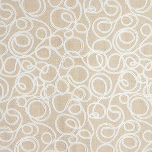 Lost And Found Flax by Carole Designer Fabric