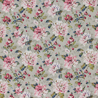 Castle Hill Silver by Carole Designer Fabric Lavender Mist 55% Linen, 45% Viscose-Washed England N/A Horizontal: 13 1/2" D and Vertical: 25 1/4" V 53" - Swanky Fabrics -