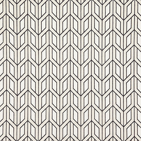 Cautious Chocolate by Carole Designer Fabric Shape Shifter Base: 52% Poly, 48% Cotton Embr: 100% Cotton India 3 1/8" V, 4 1/2" H 54" - Swanky Fabrics -