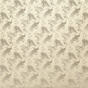 Roaming Peacock Smoke by Carole Designer Fabric